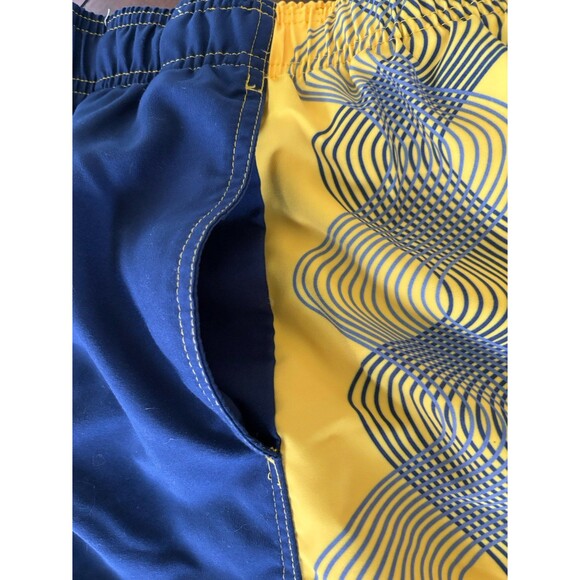 Nike Board Shorts Swim Trunks Navy Athletic With‎ Pockets Netted Mens Large 9" - Picture 5 of 8